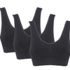 3 Pack Padded - Black
