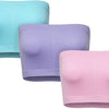 3 Pack Padded Bandeau Variety - Pastels - The Genie Bra