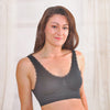 3 Pack Padded Lace Edge - Black - The Genie Bra